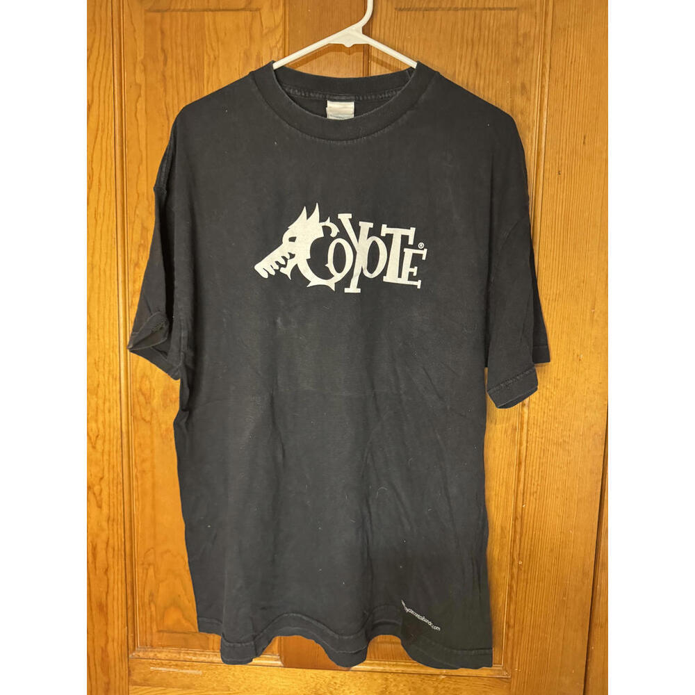 Black Coyote Graphic Men's T-Shirt XL